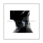 Preview: Delxue gasmask-zipper-hood HR-CH with 2 gasmask-threads and thread-cover - model PDF-D - immediately available in size L